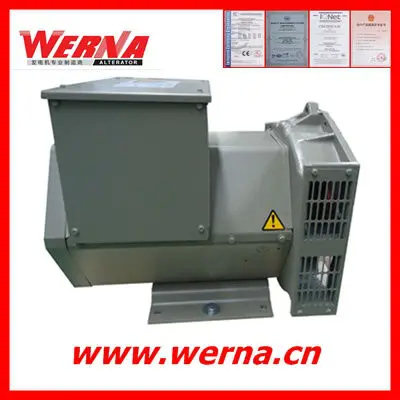 2.5kg 3-fase borstelloze AC-generator Isolatie H Rotatiesnelheid 1500 R/Min